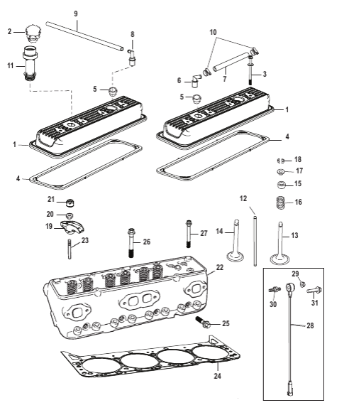 5.7 Cylinder Head and Rocker Cover